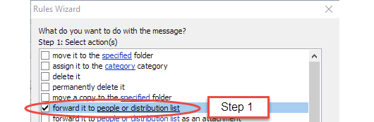 Outlook - Create Rule 4